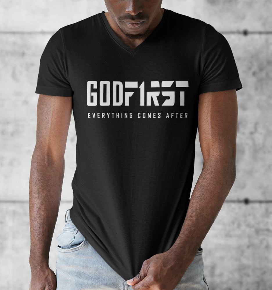 MAD Apparel God First V-neck