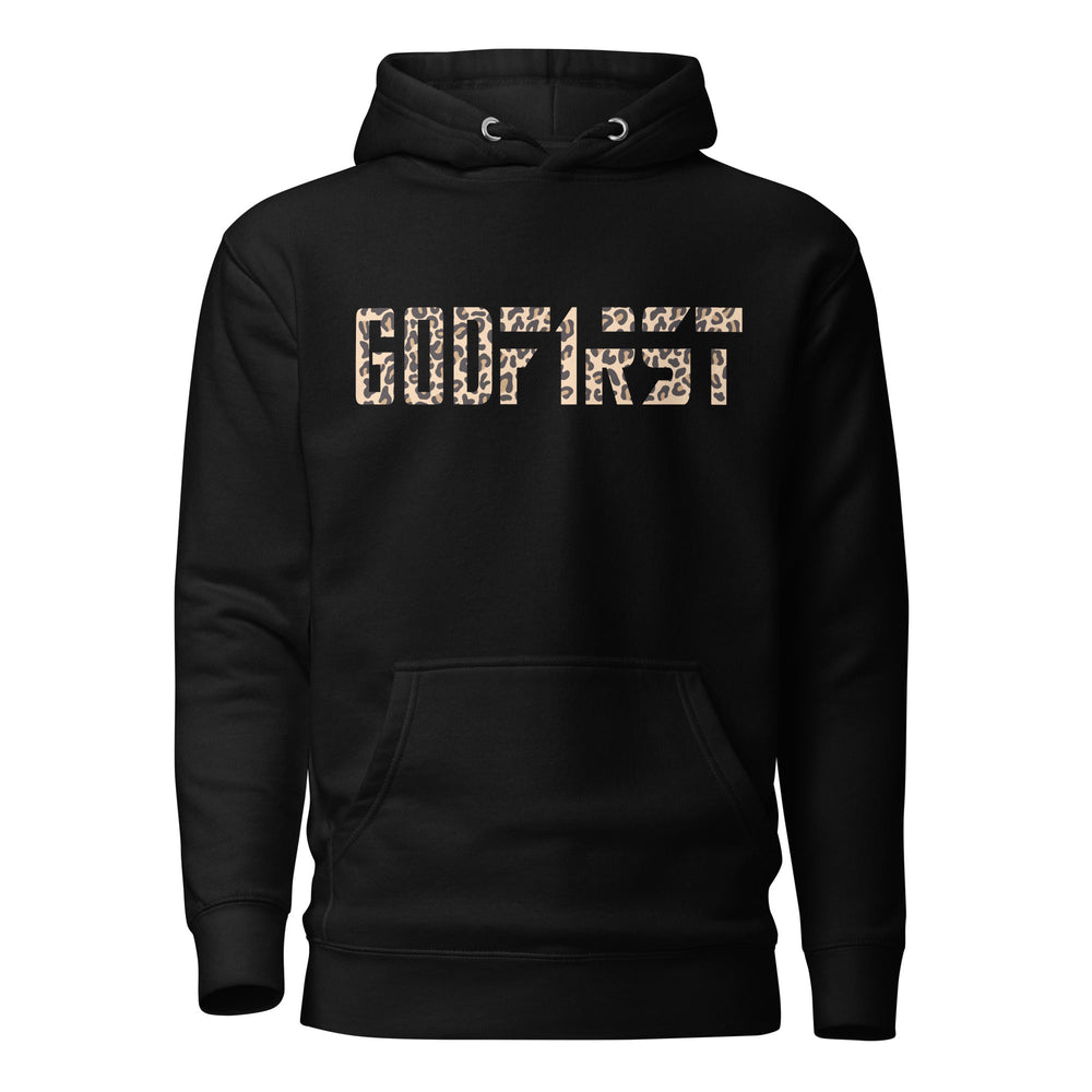 M.A.D Apparel Ltd Hoodie God First Leopard Faith Hoodie