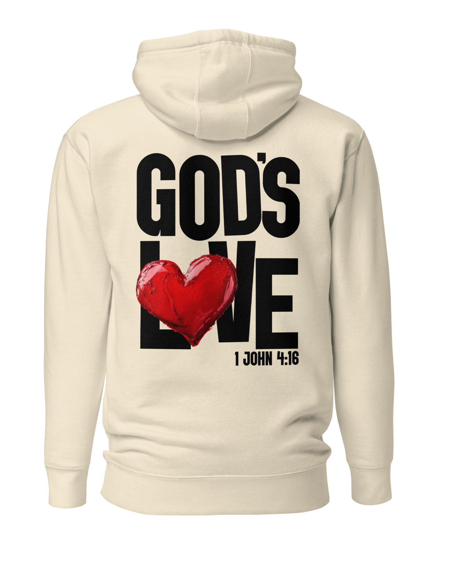 M.A.D Apparel Ltd Hoodies God's Love Christian Hoodie