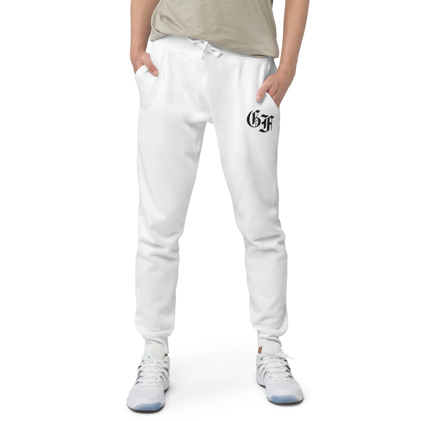 M.A.D Apparel Ltd Jogging Bottoms God First Olde initial Fleece Joggers