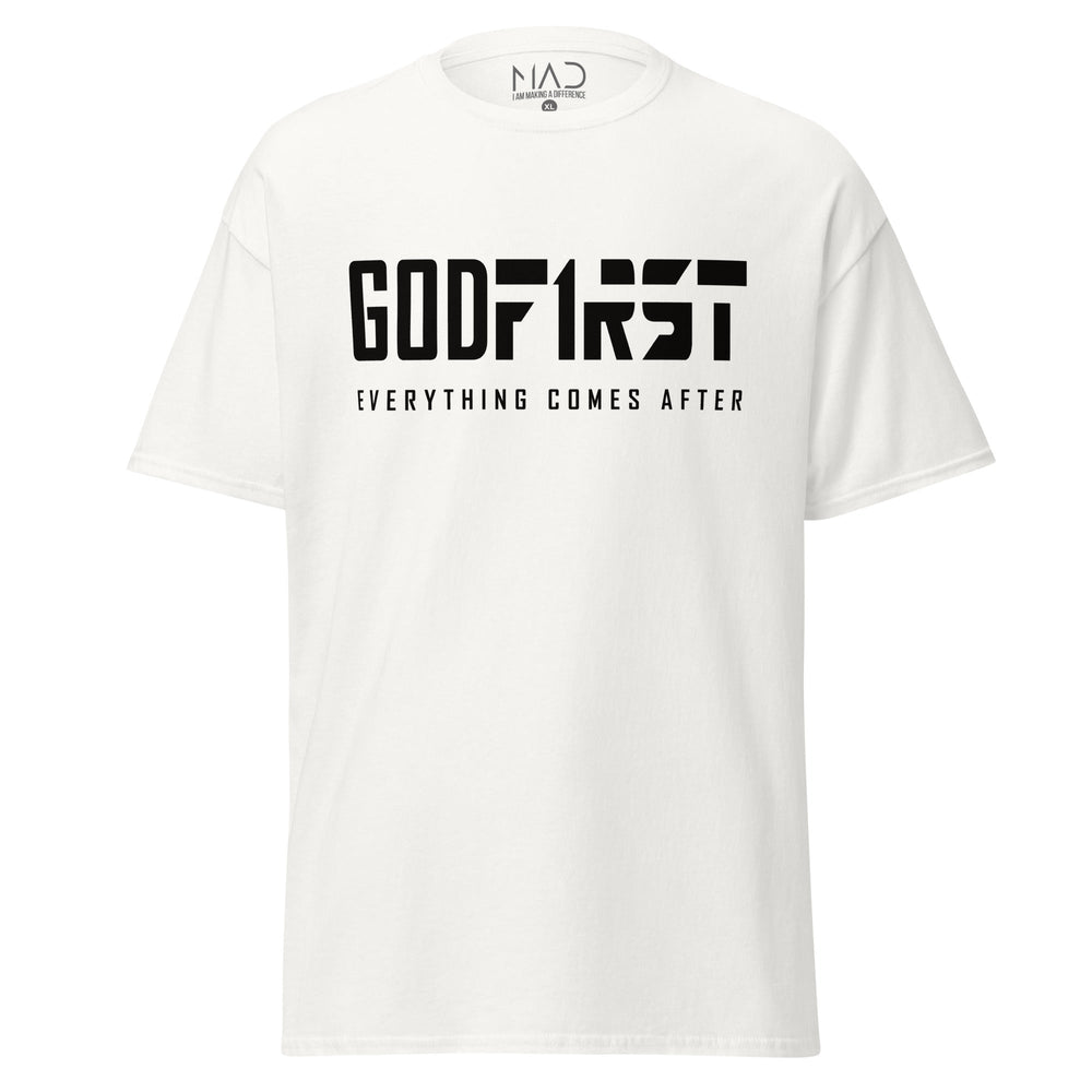 
                  
                    M.A.D Apparel Ltd Tees God First Classic Faith T-Shirt
                  
                