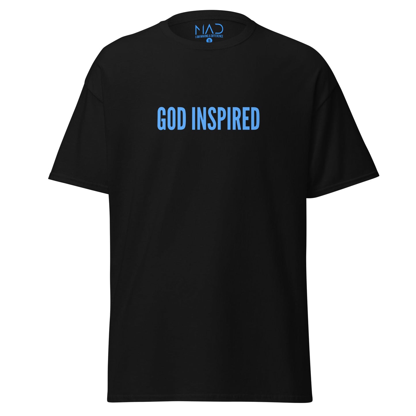 M.A.D Apparel Ltd Tees God Inspired Blue Faith T-Shirt