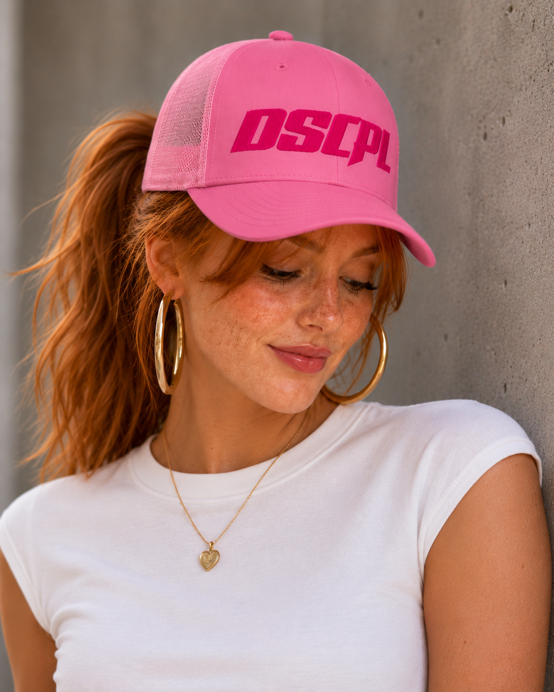 M.A.D Apparel Trucker Hats DSCPL Pink Candy Christian Trucker Cap
