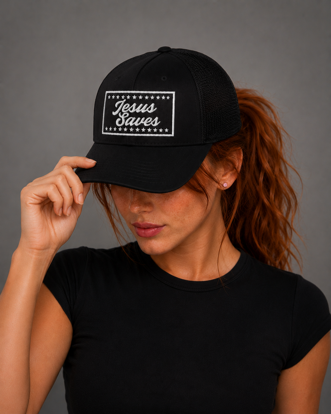 M.A.D Apparel Trucker Hats Jesus Saves Trucker Cap