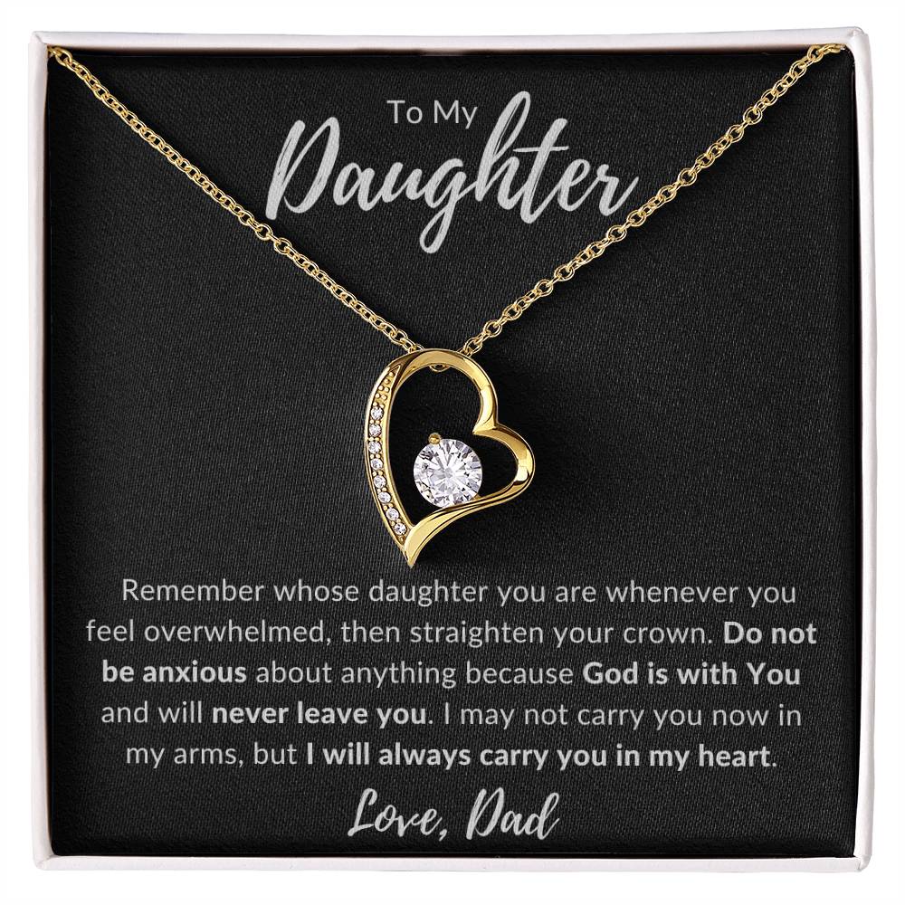 
                  
                    ShineOn Fulfillment Jewelry God is with you Heart Necklace
                  
                