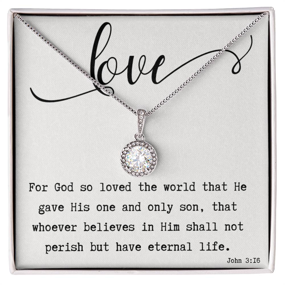 
                  
                    ShineOn Fulfillment Jewelry God's Love Scripture Eternal Hope Necklace
                  
                