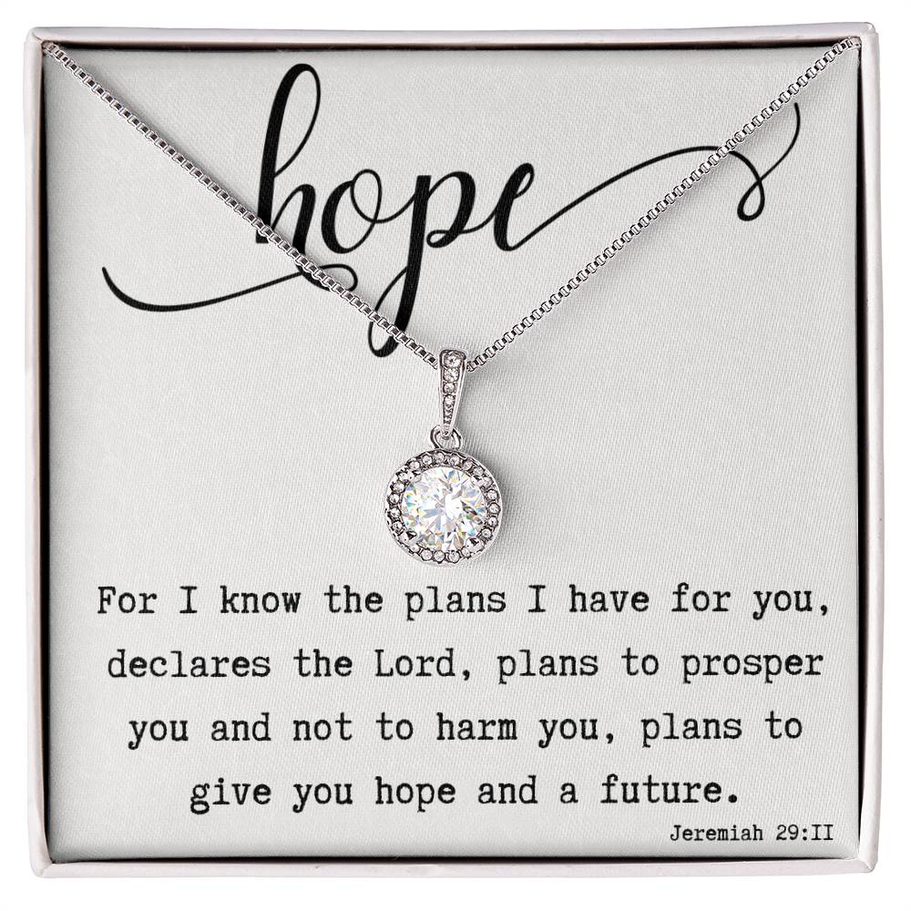 ShineOn Fulfillment Jewelry Hope Scripture Eternal Hope Necklace