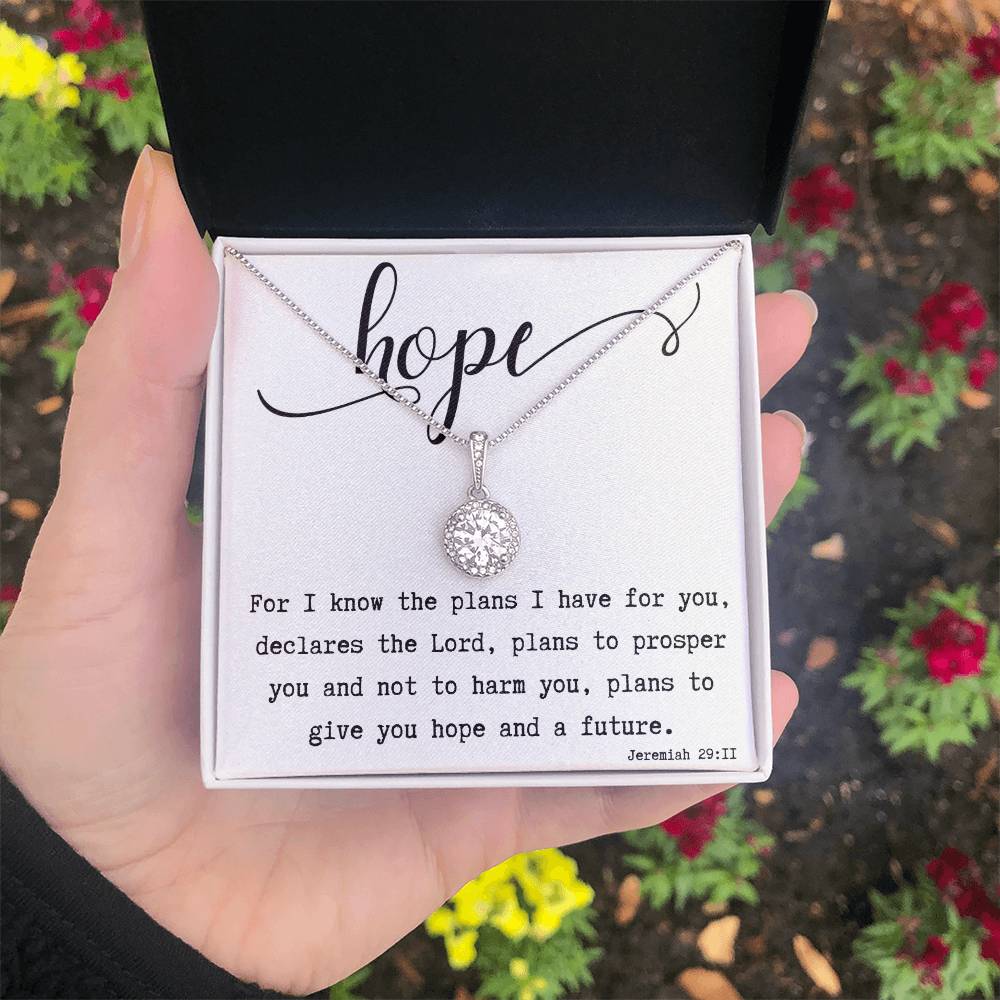 ShineOn Fulfillment Jewelry Hope Scripture Eternal Hope Necklace