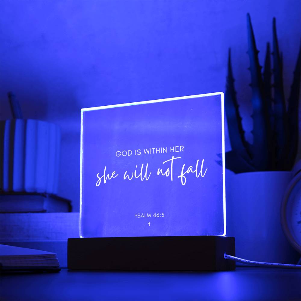 
                  
                    ShineOn Fulfillment Plaque God is within her Scripture LED Plaque
                  
                