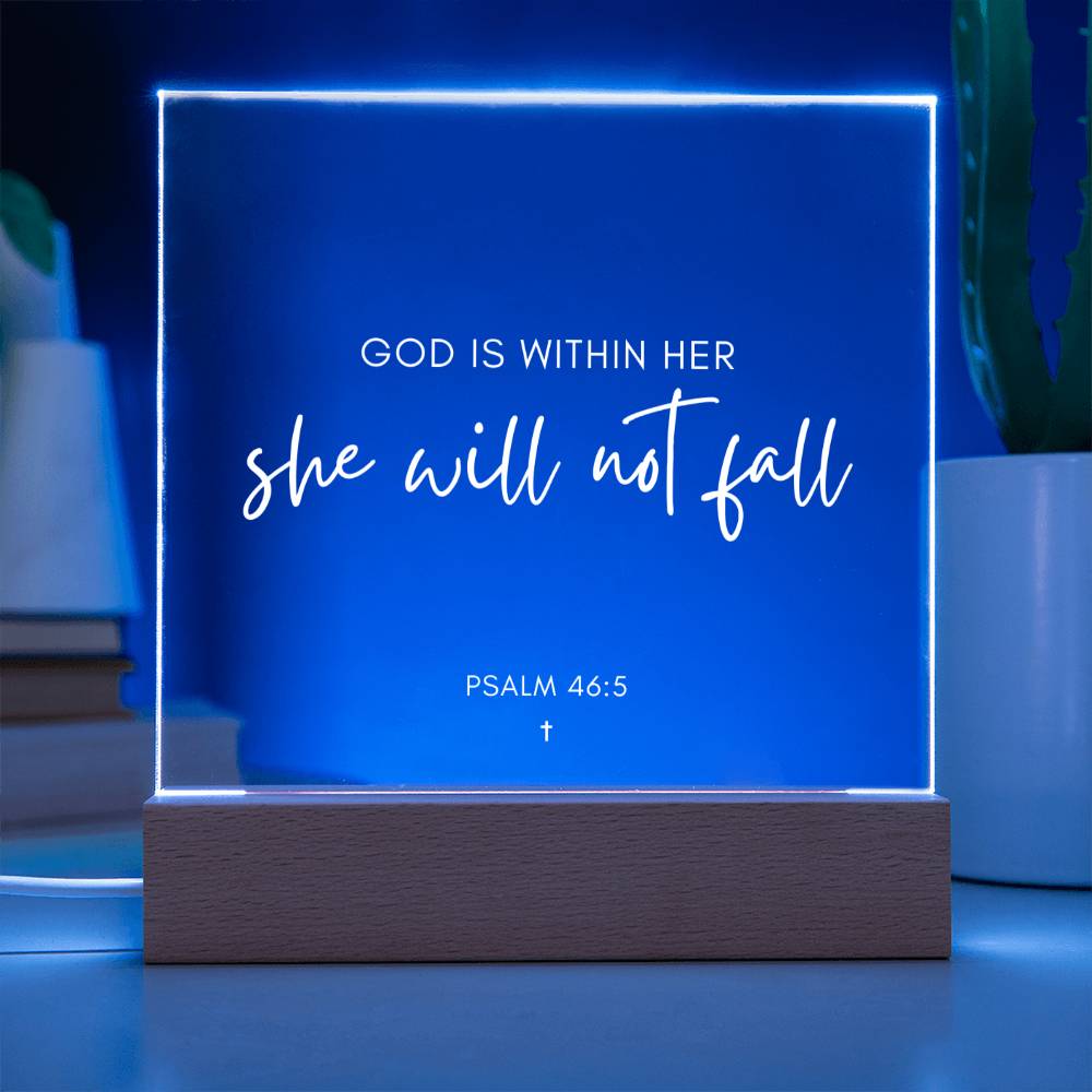 
                  
                    ShineOn Fulfillment Plaque God is within her Scripture LED Plaque
                  
                