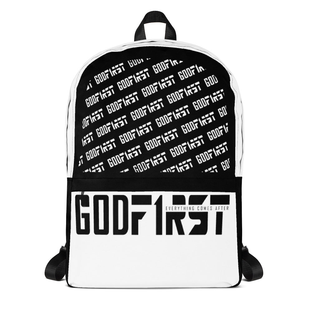 M.A.D Apparel Ltd Backpack God First Backpack Christian Accessories