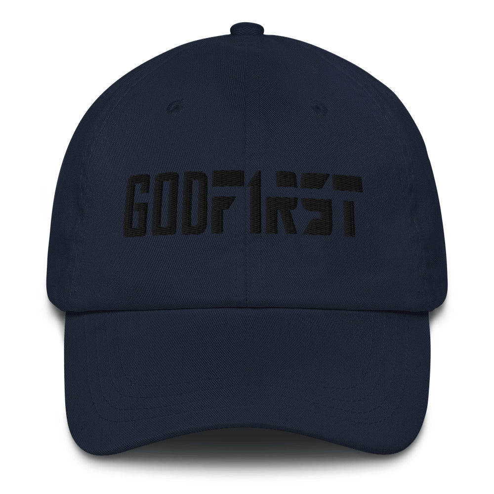 M.A.D Apparel Ltd Dad Cap God First Dad hat