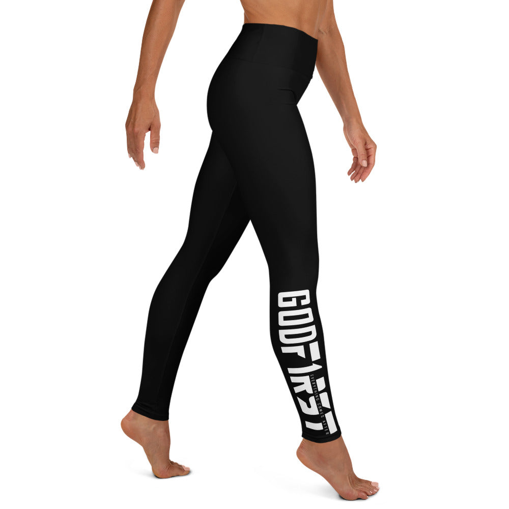 M.A.D Apparel Ltd Leggings God First High Waisted Leggings