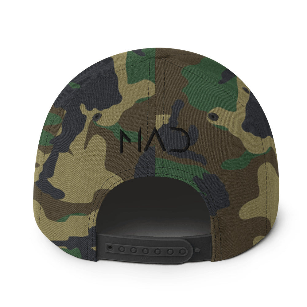 M.A.D Apparel Ltd Snapbacks GOD First Camo Edition Snapback